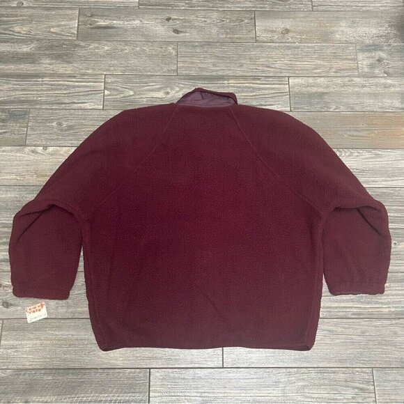 NWT Free People Movement x Hatch Hit The Slopes Fleece Jacket XS Deep Maroon - Picture 8 of 15